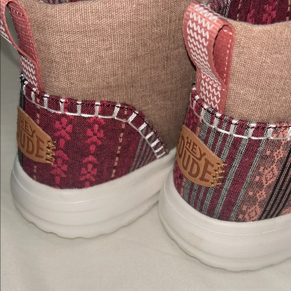 Hey Dude Brown and Red Ankle Boots - Picture 4 of 5